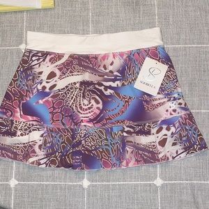 Sofibella ladies Pink Blue 14” S Skort Golf Tennis Pickelball NEW NWT
